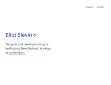 Tablet Screenshot of eliotslevin.com